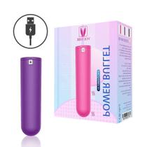 VIBRADOR BULLET RECARREGÁVEL 10 Vel