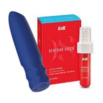 Vibrador Bullet Recarregável com Calda Beijável Picante de Frutas Vermelhas