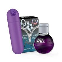 Vibrador Bullet Recarregável com Gel Beijável Sabor Vinho Tinto - Fruit Sexy Vibrador Bullet Recarregável com Gel Beijável Sabor Vinho Tinto - Fruit Sexy