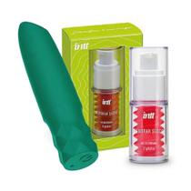 Vibrador Bullet Recarregável com Gel Clitoriano Vibrante Vibrador Bullet Recarregável com Gel Clitoriano Vibrante