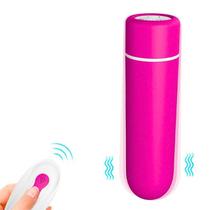 Vibrador Bullet Recarregável Ultra Forte com Controle Remoto Seed SHande Pink