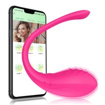 Vibrador Calcinha Vibratória por Aplicativo Casal 10 Velocidades - Recarregável Bluetooth Vibrador Estimulador Clitóris Feminino