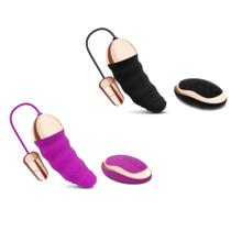Vibrador cápsula texturizada recarregável wireless