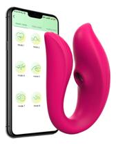 Vibrador Casal C/ Pulsação Clitoriano Controle Por App Sexo