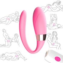 Vibrador Casal Duplo Com Controle Remoto Ponto G Clitóris