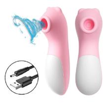 Vibrador Clitoriano Estimulador Sucção Clitóris Mama Pulsador RECARREGÁVEL