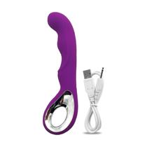 Vibrador Clitoriano Penetração Recarregável Ponto G Bateria USB Portátil