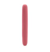 Vibrador Com Ponta Dupla Revestido Em Silicone Liquido Com Relevos Estimuladores Sex Shop