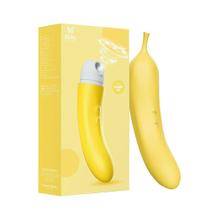 Vibrador com Pulsador Banana: Prazer Intenso em Suas Mãos! - Dibe