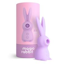 Vibrador da Ingrid Guimarães Magic Rabbit Silicone A Prova Dágua - Lilás