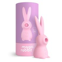 Vibrador da Ingrid Guimarães Magic Rabbit Silicone A Prova Dágua - Rosa