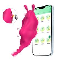 Vibrador de Calcinha Via Aplicativo Formato Borboleta Vibrador de Calcinha Via Aplicativo Formato Borboleta