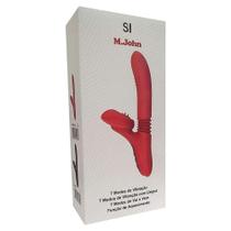 Vibrador de Ponto G com Estimulador de Clitóris e Função Vai e Vem Sexy Import