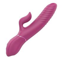 Vibrador de Ponto G e Clitóris com Vai e vem - Lighters - S-Hande - Cor Vermelho