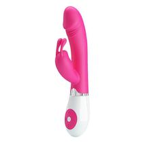 Vibrador de Ponto G e Clitóris Rabbit 30 Modos Vibra ao Som da Voz