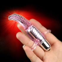 Vibrador Dedeira Capa para dedo Estimulador Clitoriano Vibro Finger 10 Vibrações - Hard