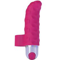 Vibrador Dedeira Plug Anal Vibrador para Dedo Macio e Potente 10 Velocidades