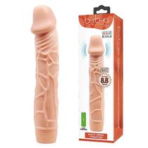 Vibrador Dildo Prótese 22,5cm x 4,5cm Silicone Ponto G Texturizado Multivelocidade Baile Barbara