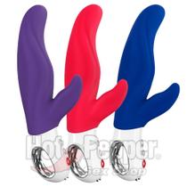 Vibrador Duplo Lady Bi de Silicone Recarregável Fun Factory Azul