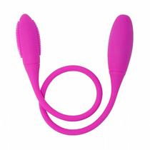 Vibrador duplo recarregável snaky vibe cerdas massageadoras