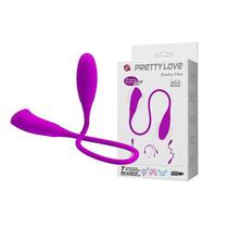 Vibrador Duplo Snaky Vibe Pretty Love 60cm Recarregável Silicone Flexível 7 Vibrações - Portal do Pr