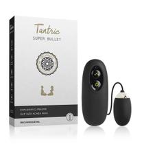 Vibrador e Estimulador Multivelocidade Recarregável Tantric Super Bullet