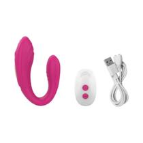 Vibrador Em Forma De U Com Controle Remoto Sem Fio Para Casais, Estimulador De Clitóris E Ponto G,