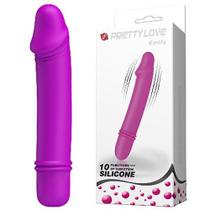 Vibrador em silicone com 10 modos de vibrações Vibrador em silicone com 10 modos de vibrações
