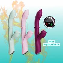 Vibrador Eros Ponto G e Sugador / Vai e Vem de Anel com Aquecimento + Tela de LCD - SI Vibrador Eros Ponto G e Sugador / Vai e Vem de Anel com Aquecimento + Tela de LCD - SI