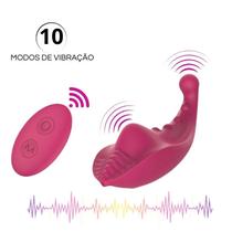 Vibrador Estimulador Clitoriano com 10 Modos de Vibração e Controle Remoto Little Secret Lovetoys