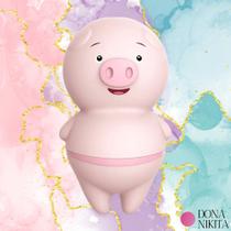 Vibrador Estimulador Clitoriano Vai e Vem em Formato de Porco Vip Mix