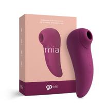 Vibrador Estimulador e Sugador de Clitóris Recarregável Multivelocidade Go Vibe Mia - A Sós