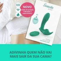 Vibrador estimulador e sugador de clitóris sensevibe smart