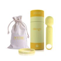 Vibrador Estimulador Multivelocidade Recarregável Sweet Vibe Dengo Amarelo - 13,5 cm - A Sós