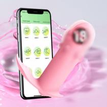 Vibrador Feminino 10 Velocidades Com Controle por APP - LILO - Rosa Vibrador Feminino 10 Velocidades Com Controle por APP - LILO - Rosa