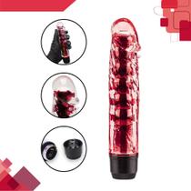 Vibrador Feminino Ao Estilo Personal Com Capa Texturizada 16,5cm X 3,9cm Estimulador Ponto G - Sexy Import Sex Shop Produtos Adultos