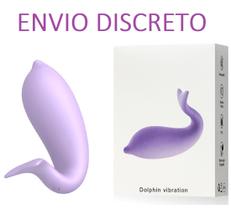 Vibrador feminino clitóris com controle por app dolphin