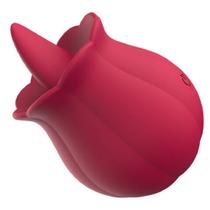 Vibrador Feminino com Estimulador Clitoriano em Formato de Língua