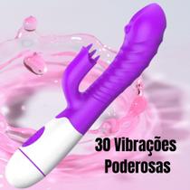 Vibrador Feminino com Estimulador de Clitóris Desejo Secreto 30 Níveis Brinquedo Erótico Sex Shop