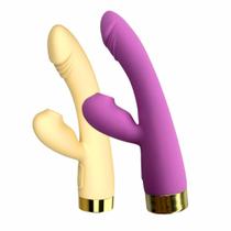 Vibrador Feminino com Sugador de Clitóris e Ponto G Duplo Estimulador Massageador SEXSHOP Vibrador Feminino com Sugador de Clitóris e Ponto G Duplo Estimulador Massageador SEXSHOP