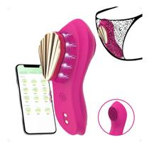 Vibrador Feminino Controle via App Recarregável Brinquedo Sexual Calcinha Vibrador Feminino Controle via App Recarregável Brinquedo Sexual Calcinha