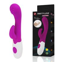 Vibrador Feminino Duplo Masturbador com Estimulador de Clitóris - Sexy Import