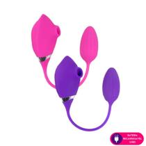 Vibrador Feminino e Sucção Sugador Clitóris Estimulador Erótico Vibradores de Sucção SNAKE