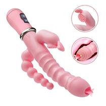 Vibrador Feminino Estimulação Tripla Ponto G Recarregável