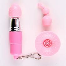Vibrador Feminino Estimulador de Clitóris e Mamilos Discreto 3 em 1