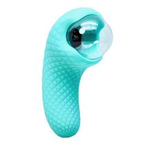 Vibrador Feminino Estimulador de Clitóris e Ponto G em Silicone Recarregável 10 Modos de Vibração