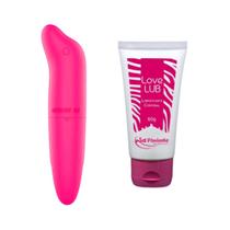 Vibrador Feminino Golfinho Discreto Ponto G Lubrificante Sex