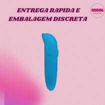 Vibrador Feminino Golfinho Ponto G Pequeno Discreto Toque Suave