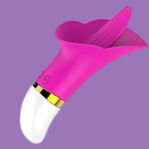 Vibrador Feminino Língua Estimulador de Clitóris 12 Velocidades Sugador de Clitóris