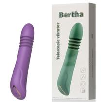 Vibrador Feminino Masculino Ponto G Bertha Vai e Vem 10 Vibrações Silicone Recarregável - Portal do Vibrador Feminino Masculino Ponto G Bertha Vai e Vem 10 Vibrações Silicone Recarregável - Portal do
